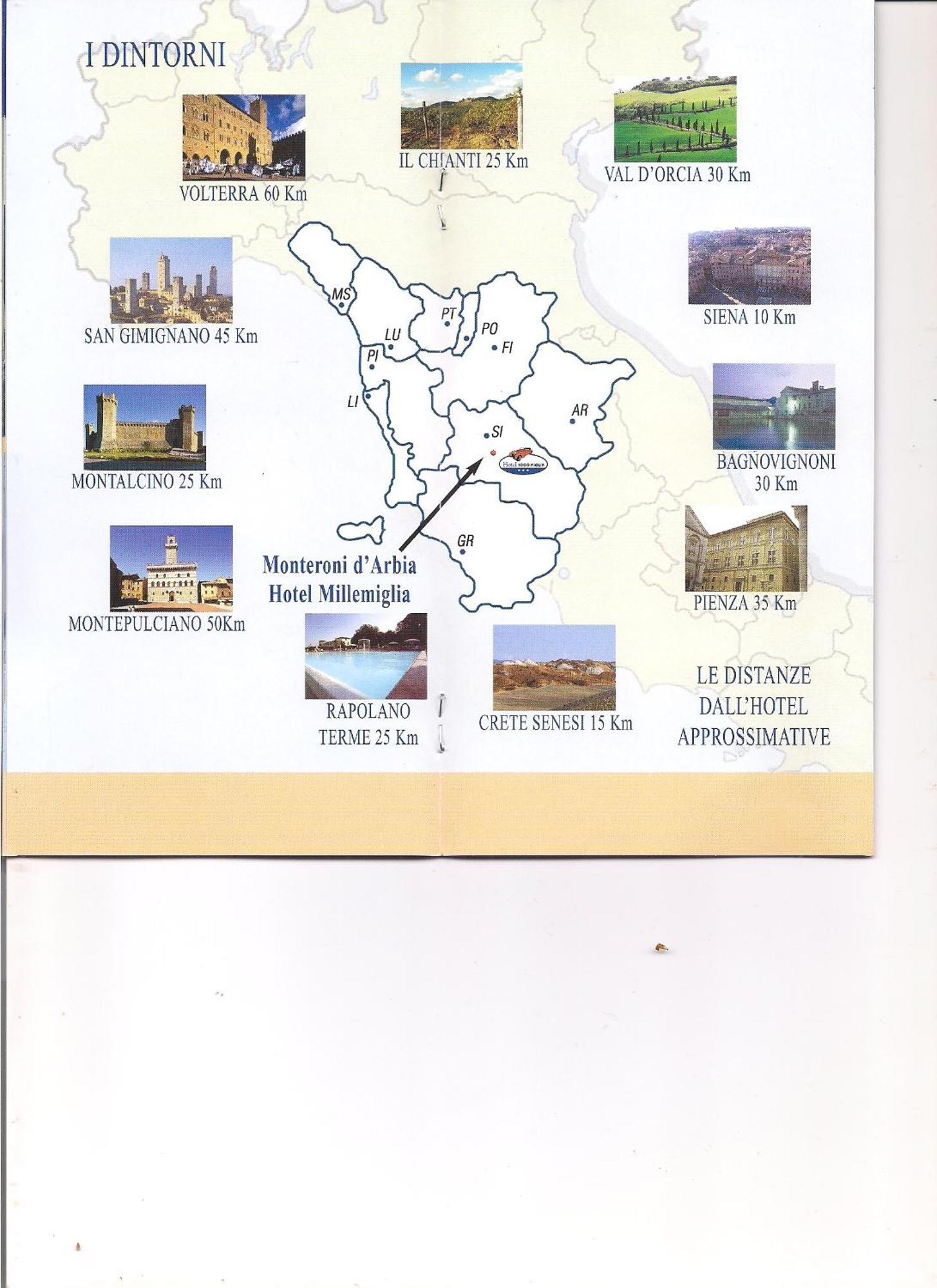 1000 Miglia Hotell Monteroni dʼArbia Exteriör bild